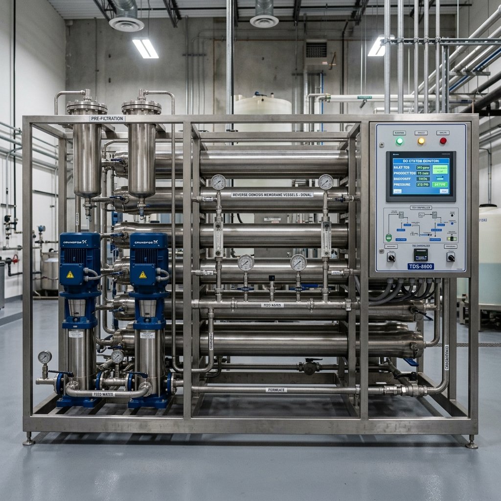 RO PLANT commercial installation